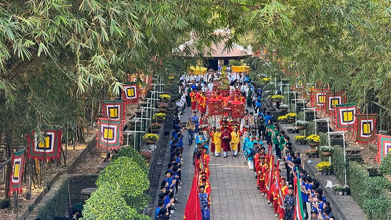 The ceremony to commemorate Hung Kings in Ho Chi Minh City.