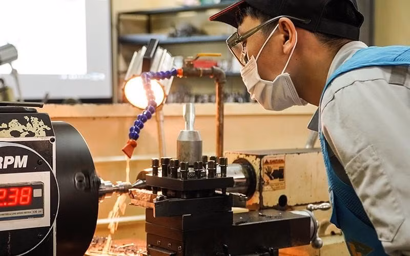 A vocational training facility in Hanoi. (Photo: HNIVC)