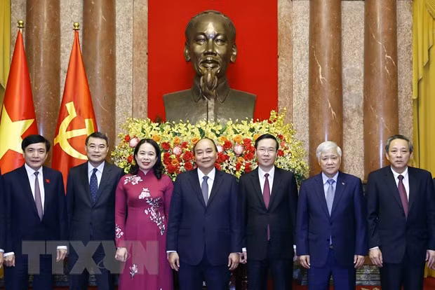 At the handover ceremony (Photo: VNA) 
