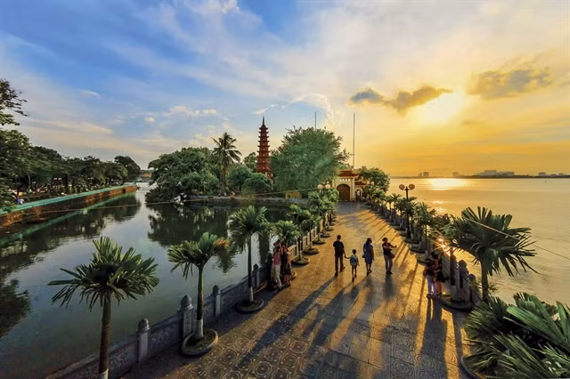 Tran Quoc Pagoda in Hanoi. (Photo courtesy of Hanoi Tourism Department)