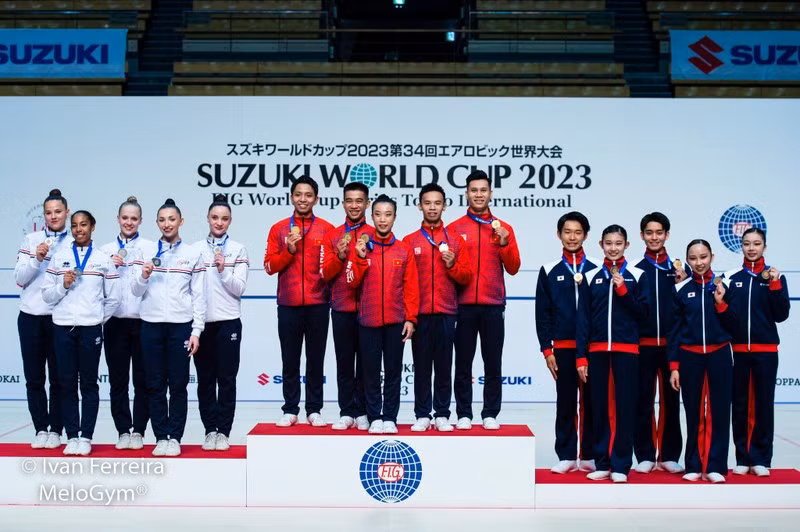 The Vietnamese group won the gold medal, while France and Japan won the silver and bronze medals, respectively.