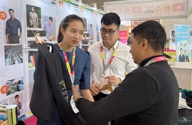 The Vietnamese pavilion at Intex South Asia. (Photo: VNA)