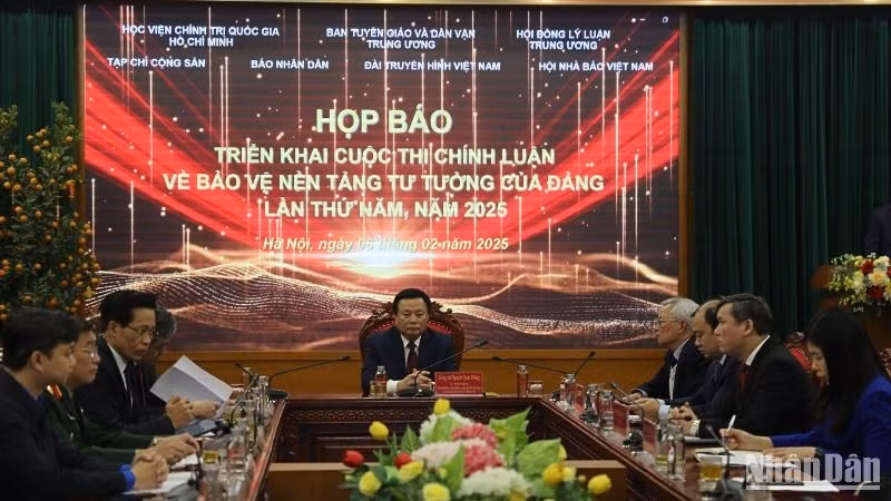 The launch of the fifth contest on protecting Party’s ideological foundation.