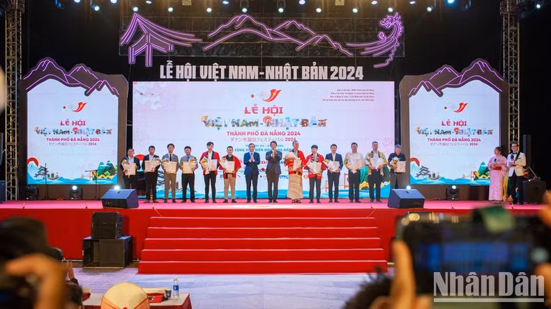 The opening ceremony of the Vietnam-Japan Festival in Da Nang.