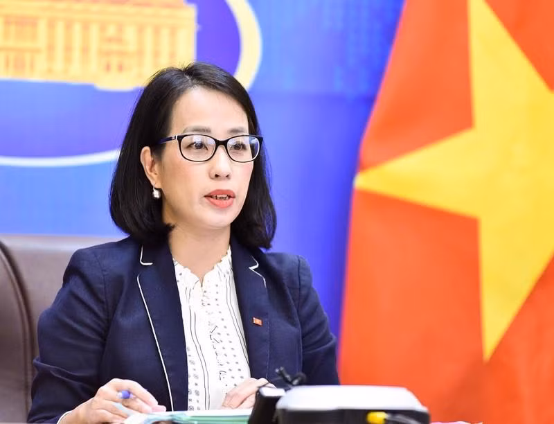 Foreign Ministry’s Deputy Spokesperson Pham Thu Hang.