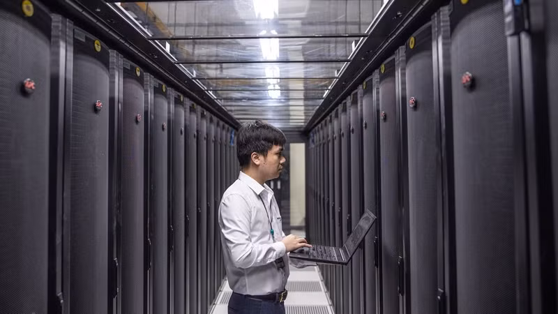 A data centre of Viettel. (Photo: VNA)