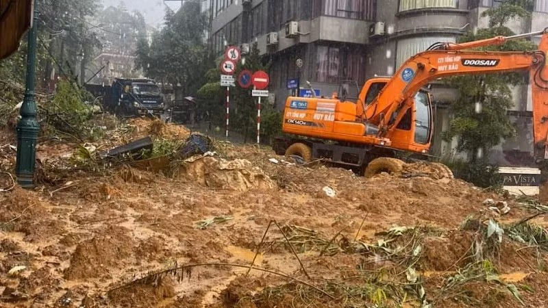 Typhoon Yagi caused extensive damage to northern Vietnam.