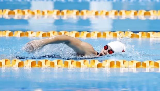 Swimmer Vi Thi Hang (Source: tuoitre.vn)