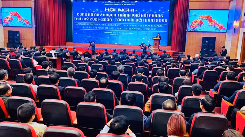 The conference to announce Hai Phong’s master plan for the 2021-2030 period, with a vision for 2050.