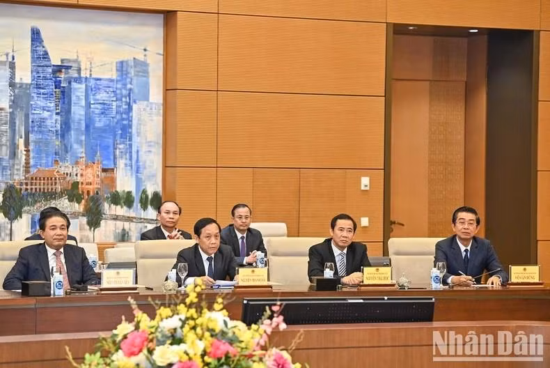 Deputy heads of the Central Commission for Internal Affairs at the ceremony.