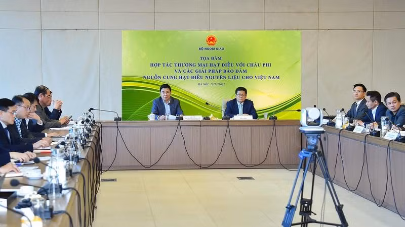 The conference on cashew trade with Africa. (Photo: MOFA)