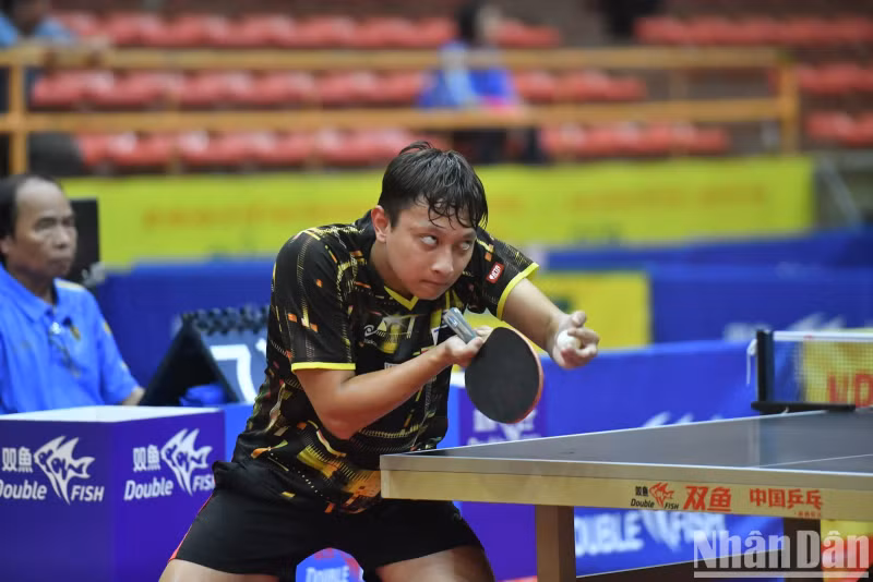 Do Tuan Kiet from Hanoi shows a powerful playing style. He has always created highlights and attractions at the top national table tennis events. Do Tuan Kiet from Hanoi shows a powerful playing style. He has always created highlights and attractions at the top national table tennis events.