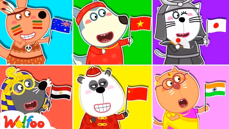 Wolfoo and his friends create an animated series that attracts children around the world.