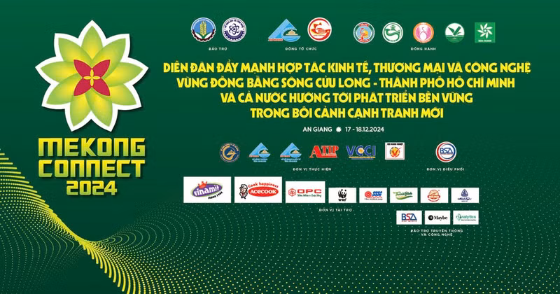 The Mekong Connect Forum 2024 kicks off in the Mekong Delta province of An Giang on December 17. (Photo: VNA) 