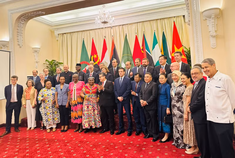 The delegates attend the celebration. (Photo: KIM LINH)