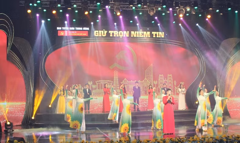 A performance at the programme.