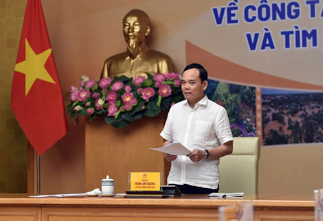 Deputy Prime Minister Tran Luu Quang addresses the conference (Photo: VGP)