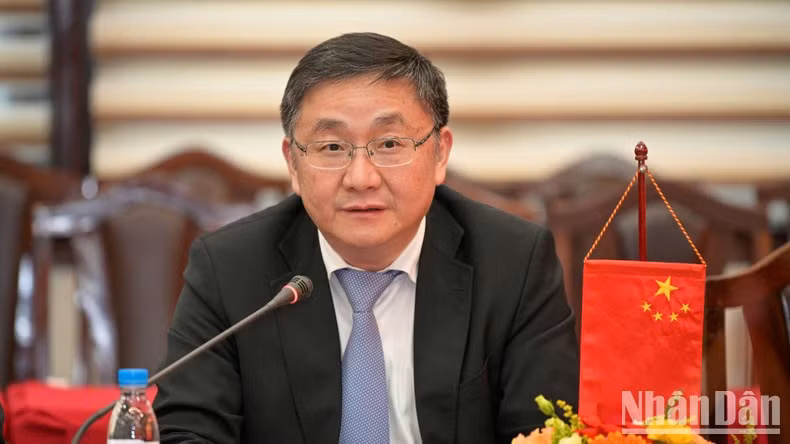 Xinhua News Agency's Deputy Editor-in-Chief Ren Weidong. (Photo: THE DAI)