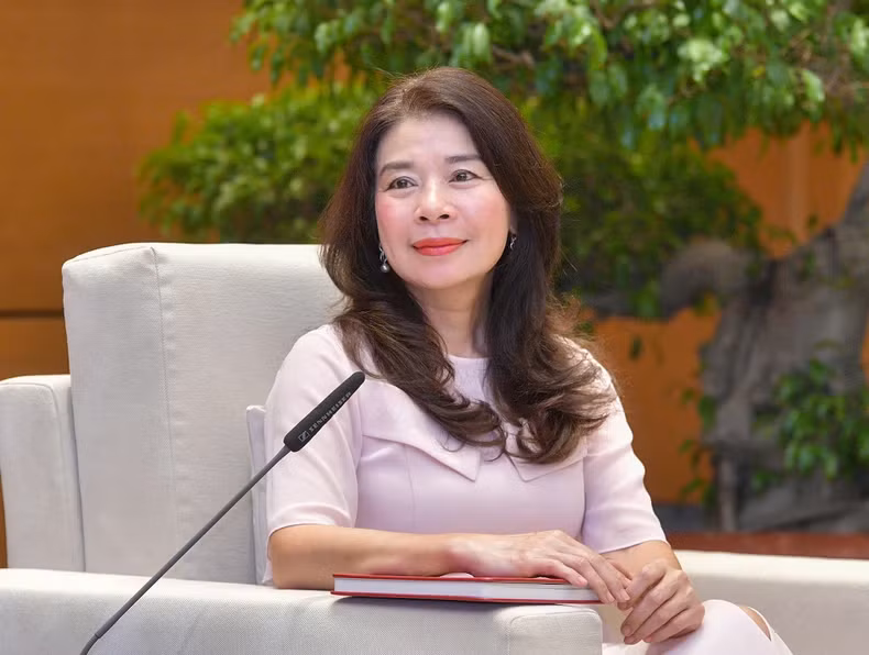 Deputy Head of the NA Committee for External Relations Le Thu Ha