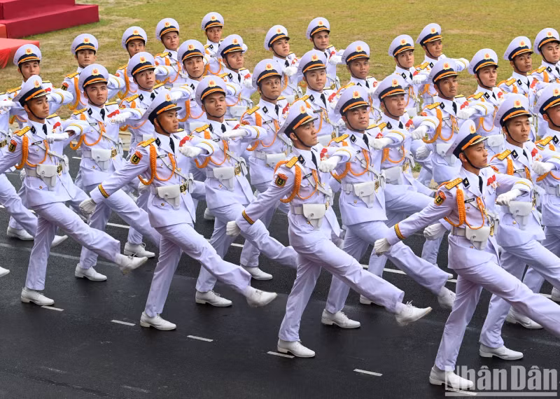 The formation of Vietnam People's Navy officers The formation of Vietnam People's Navy officers