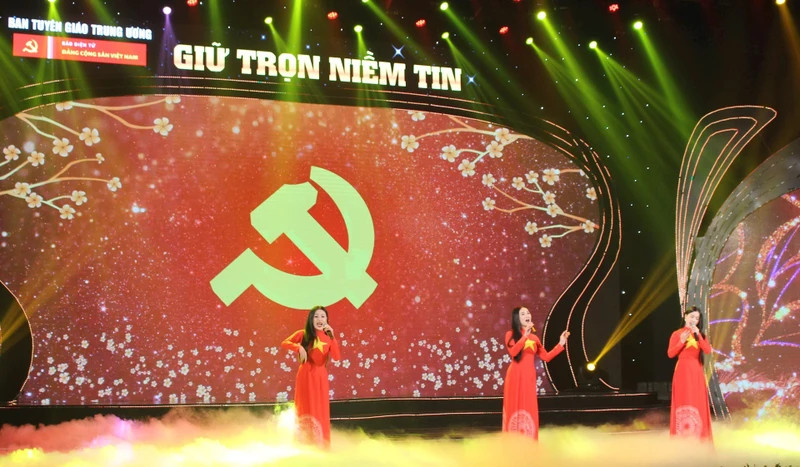 A performance at the programme.