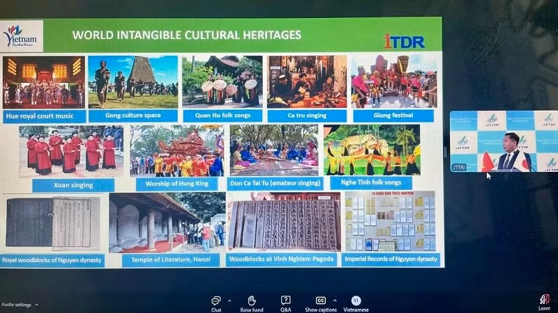 The workshop took place in both in-person and online formats. (Screenshot)