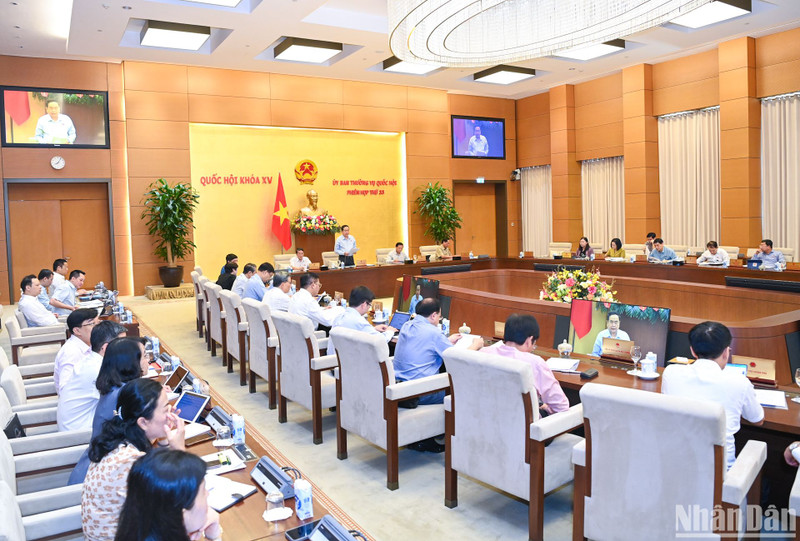 The NA Standing Committee’s 33rd session will last three days, giving opinions, review and decide on 14 content groups and written opinions on five groups of issues.