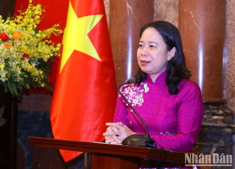 Acting President of the Socialist Republic of Vietnam Vo Thi Anh Xuan. (Photo: VNA)
