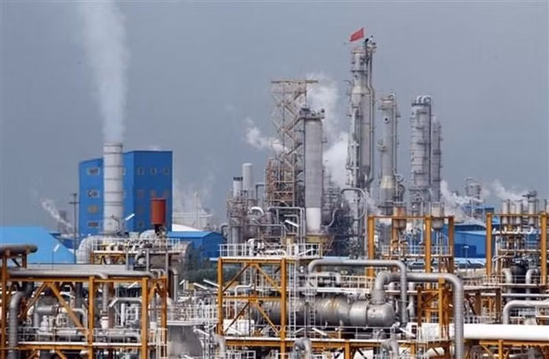 The South Pars oil and gas field at the port of Assaluyeh in Iran. (Photo: AFP/VNA)