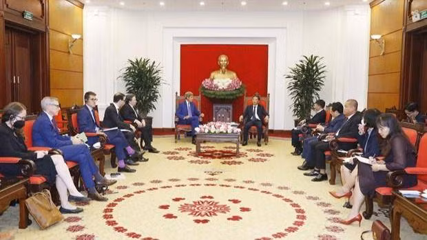 At the reception (Photo: VNA)