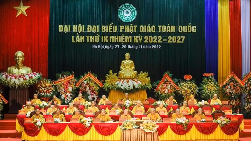Overview of 9th National Buddhist Congress (Photo: NDO)
