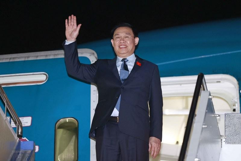 National Assembly Chairman Vuong Dinh Hue arrives in Canberra on November 29 evening, starting an official visit to Australia from November 30 - December 3. (Photo: VNA)