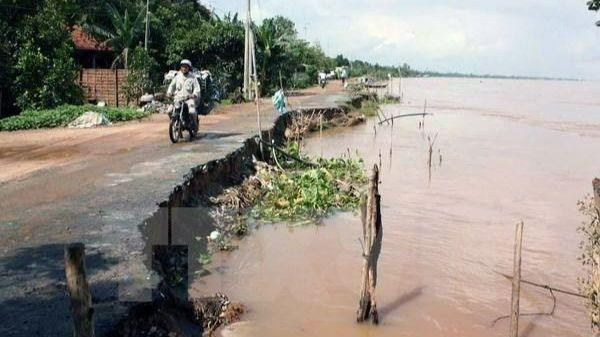Erosion in Ca Mau (Photo: VNA) 