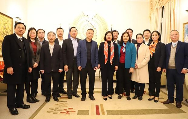 Delegates in a group photo (Source: VNA)