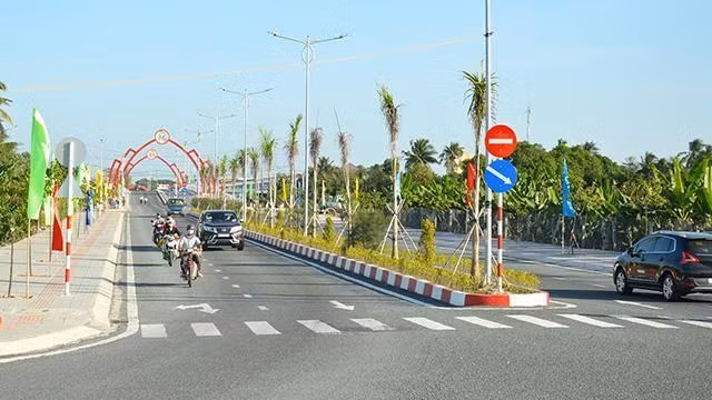 A corner of Cao Lanh city (Photo: baodongthap.vn)
