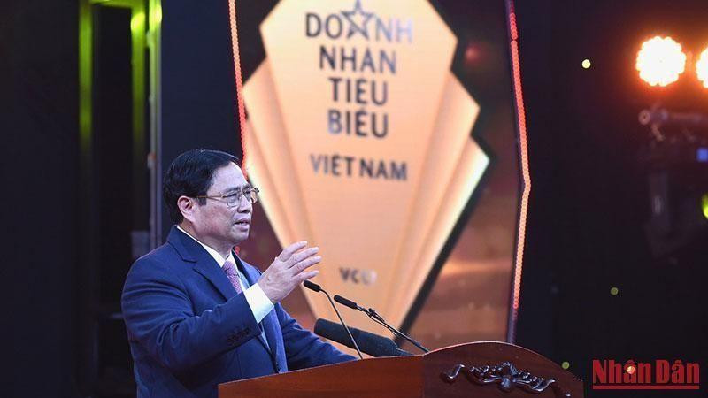 PM Pham Minh Chinh speaks at the event. (Photo: NDO)