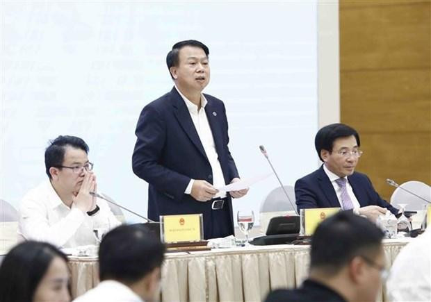 Deputy Minister of Finance Nguyen Duc Chi speaks at the press conference (Photo: VNA) 