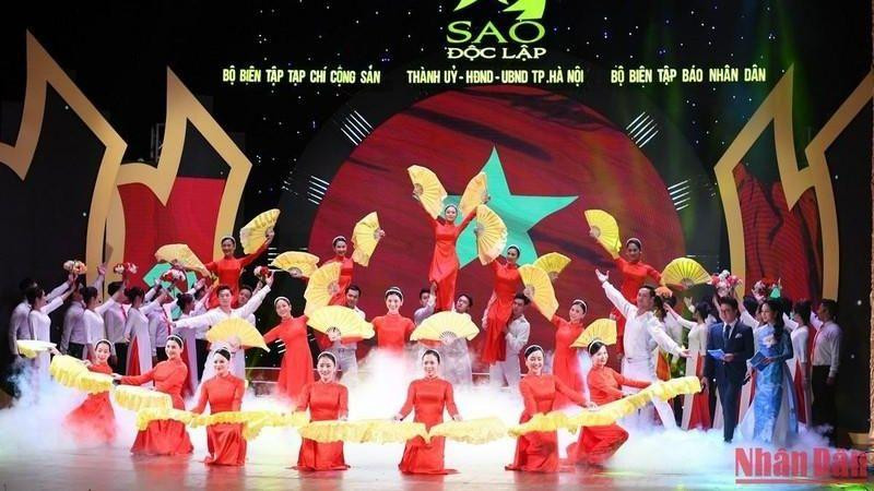A performance at the art programme (Photo: NDO)