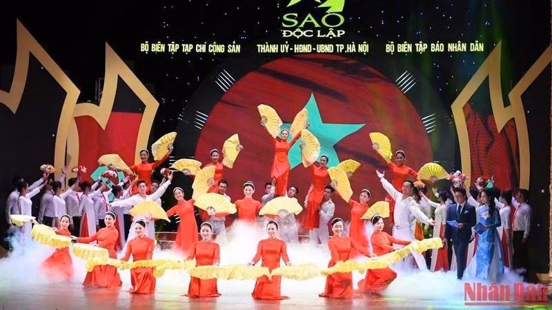 A performance at the art programme (Photo: NDO)