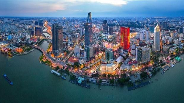 A view of Ho Chi Minh City from above (Photo: VNA)