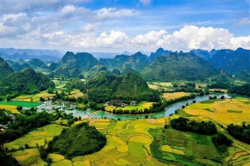 The construction of Lang Son Global Geopark has been accelerated. (Photo: binhgia.langson.gov.vn)