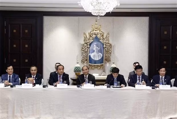 President Nguyen Xuan Phuc at the event (Photo: VNA)