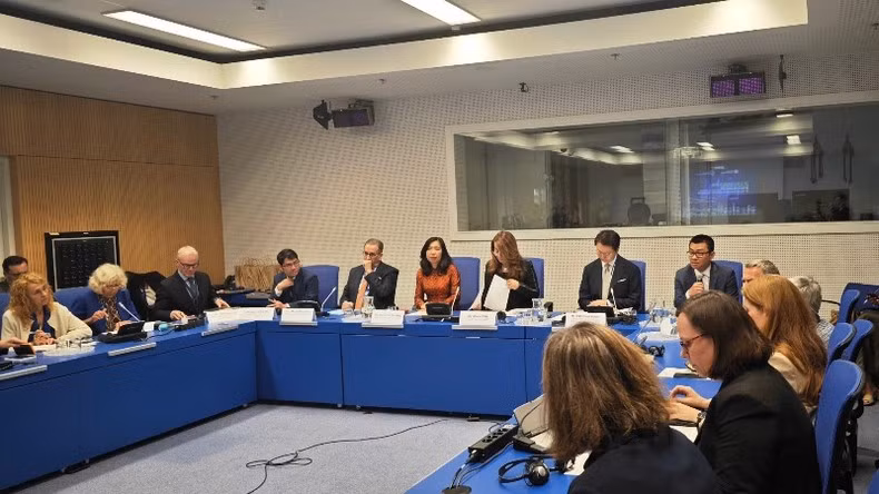 The seminar is co-chaired by Viet Nam and the UNODC. (Photo courtesy of the Ministry of Foreign Affairs)