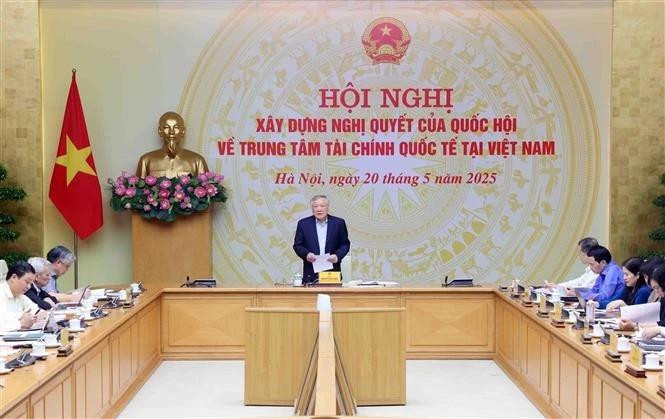 Deputy Prime Minister Nguyen Hoa Binh speaks at the conference (Photo: VNA) 
