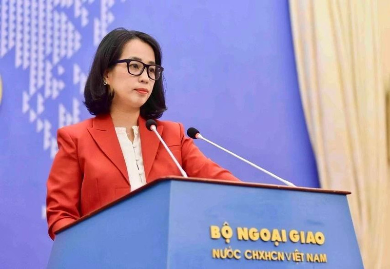 Foreign Ministry Spokesperson Pham Thu Hang (Photo: VNA) 