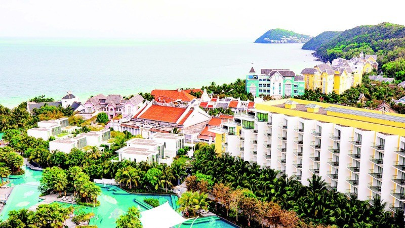 An entertainment and resort area on the pearl island of Phu Quoc. (Photo: MINH LE)