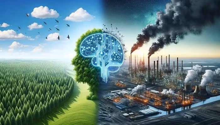 AI development poses certain challenges on environment and resources. (Illustrative image)