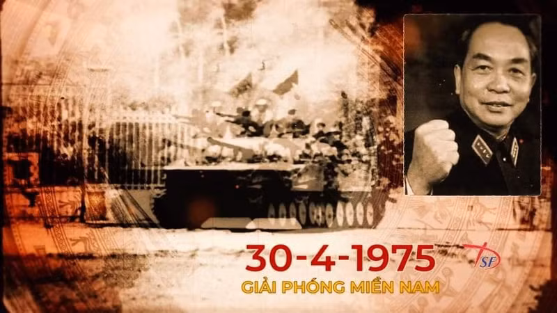 The film "General Vo Nguyen Giap – A Legend". (Illustrative image/Source: Vietnam Central Studio of Documentary Scientific Films)