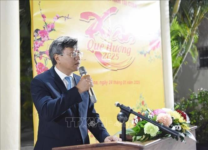 Vietnamese Ambassador to Cuba Le Quang Long highlights the Vietnamese community's role as a bridge strengthening the special friendship between the two countries. (Photo: VNA) 