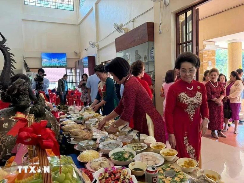 Overseas Vietnamese in Thailand gather to celebrate Tet and honour President Ho Chi Minh (Photo: VNA) 